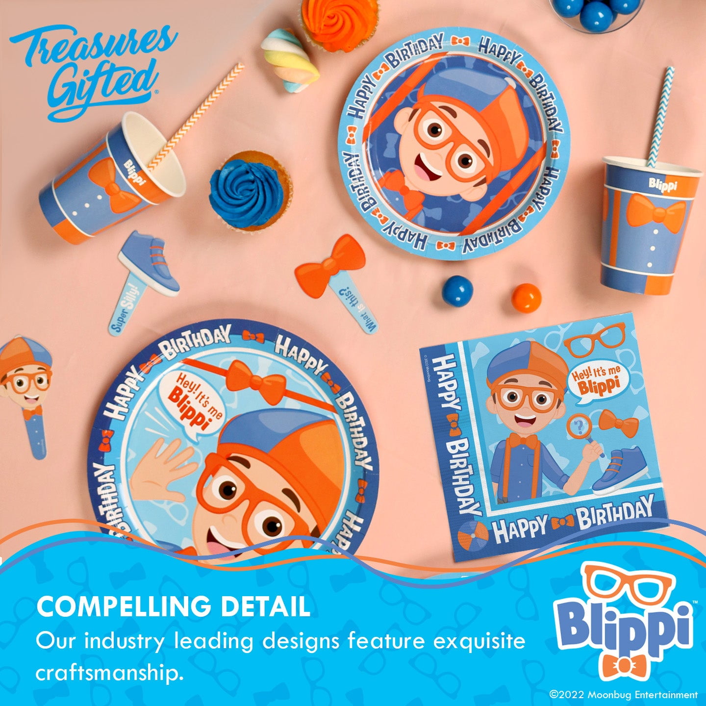 BLIPPI KIT BIRTHDAY PARTY  Birthday party giveaways, Birthday party,  Birthday