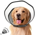 thumbnail image 1 of Adjustable Soft Dog Cone Collar for Post-Surgery Recovery - Breathable and Protective Cone for Large, Medium, and Small Dogs - Prevents Licking - Ideal Dog Surgery Collar, 1 of 4