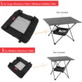 thumbnail image 2 of Outdoor camping portable foldable storage hanging basket camping mesh storage bag rack, 2 of 8