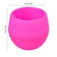 thumbnail image 3 of Round Mini Plastic Succulent Planter Pot, Colorful Small Desktop Flower Container, Lightweight Nursery Plant Pot For Cactus, Herb, Bonsai, Ideal For Home, Office, Balcony And Indoor Desktop Decor, 3 of 6