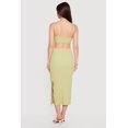 thumbnail image 3 of Women's Metallic Starfish Detail Keyhole V Neck Midi Dress, 3 of 3