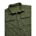thumbnail image 4 of George Men's and Big Men's Knit Fleece Shirt Jacket, Sizes S-3XL, 4 of 8