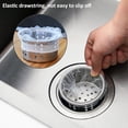 thumbnail image 5 of Mesh Drain Cover for Sourdough, Disposable Kitchen Sink Strainer Mesh Bag, Anti-Clogging Fine Mesh Food Catcher for Kitchen Sink & Bathroom Shower, 5 of 7