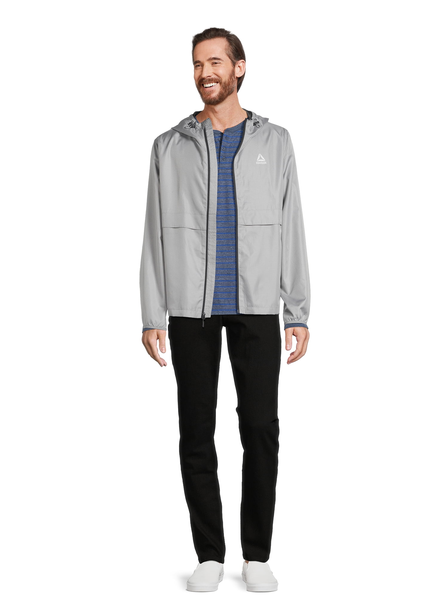 Reebok Men's & Big Men's Windbreaker, Sizes S-3XL, Style OMZYU4