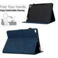 thumbnail image 3 of ELEHOLD Case for iPad 6th Generation, Slim PU Leather Case with Card Holder Folio Stand Cover Compatible with iPad 6th Generation,Darkblue, 3 of 6
