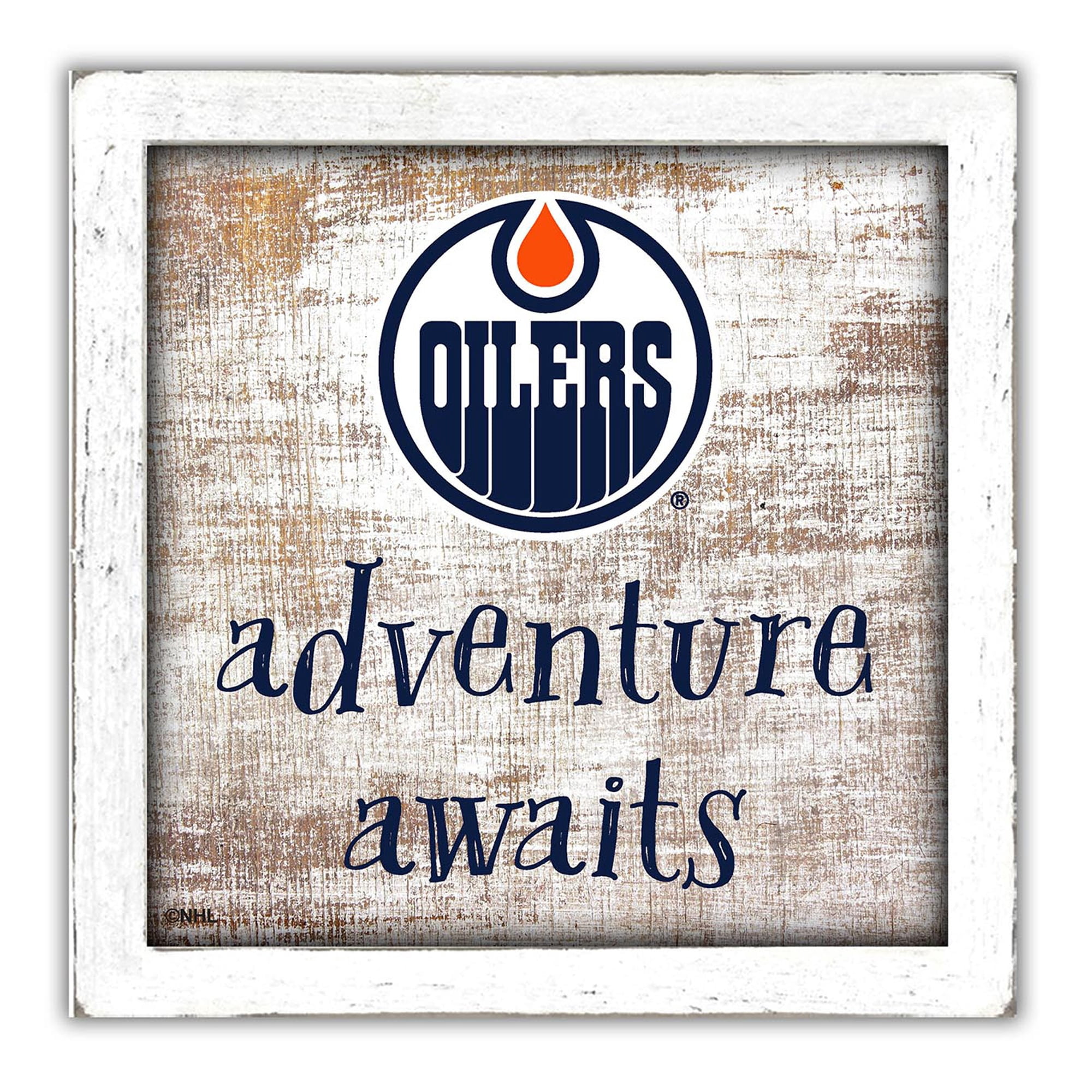 Edmonton Oilers 14'' x 13'' Adventure Awaits Money Box