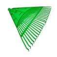 thumbnail image 3 of Zorion Garden Cleaning Leaf Rake Head Plastic 24 Tine Wide Lawn Equipment Accessory for Green, 3 of 9