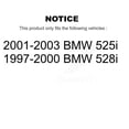 thumbnail image 2 of CMX Front Disc Brake Rotors and Ceramic Pads Kit for Car BMW 528i 525i K8C-100501, 2 of 11