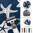 thumbnail image 5 of Rectangle Area Rugs 2.7 x 5 Ft, Navy Blue Starfish Coastal Non-Slip Residential Carpet, Nautical Summer Ocean Abstract Art Indoor Crawling Mats Runner Rugs for Living Room/Dining Room/Bedroom, 5 of 9