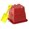 Square Sand Mold Pail & Shovel Set Green 8 Inches