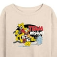 thumbnail image 3 of Disney - Firefighter Mickey & Friends - Team Rescue - Women's Lightweight French Terry Long Sleeve Shirt, 3 of 5