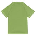 thumbnail image 6 of FORMRS Boys Rash Guard Short Sleeves Swim Shirt Quick Dry UPF 50+ Sun Protection, Sizes 3-12T, Game Day Footballs, 6 of 6