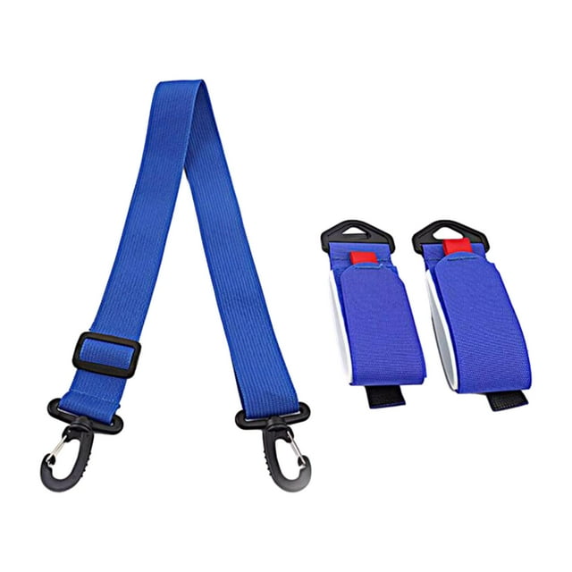 Ski Carrier Strap Portable Shoulder Carrier Lash for Skiing Ski Board Winter Blue