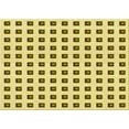 thumbnail image 1 of Ahgly Company Indoor Rectangle Patterned Dark Golden Rod Brown Area Rugs, 6' x 9', 1 of 6