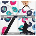 thumbnail image 6 of Blue and Pink Leopard Print Teens Toddler Nap Mat with Pillow, Sleeping Mat Bag for Preschool Daycare 60"x20", 6 of 6