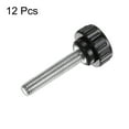 thumbnail image 3 of Uxcell 12 Pack M8 x 40mm Male Thread 25mm Knurled Grip Clamping Knobs Handle Thumb Screw Black, 3 of 5