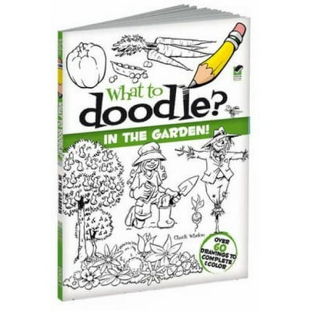 Pre-Owned Dover Doodle Books What to Doodle? in the Garden! (Paperback)