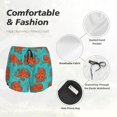 thumbnail image 5 of Running Shorts for Women, Fun Octopus Workout Athletic Shorts with Pockets, Lounge Yoga Shorts Women, 5 of 7