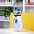 thumbnail image 5 of Dispensador de agua de pingüino, mini dispensador de agua de pingüino lindo de 25 l con cubo de agua, bebida, 8 vasos de agua para regalo en casa, oficina, dormitorio de estudiantes, 5 of 5