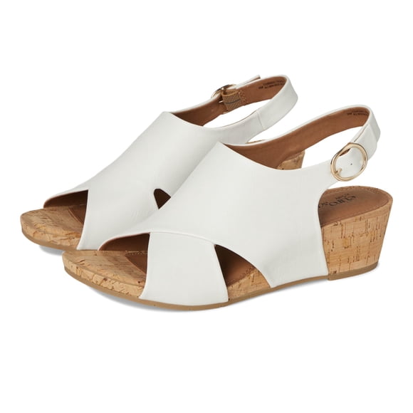 Sandalia Rhonda para Mujer Eurosoft, Color Pergamino, Talla 7.5
