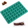 thumbnail image 7 of ACDANC 40-Cavity Square Caramel Candy Silicone Molds, Chocolate Truffles Mold, Ice Cube Tray, Grid Fondant Mould, Hard Candy Mold Pralines Gummy Jelly Mold, 7 of 7