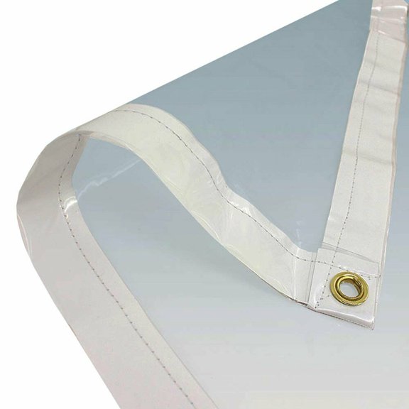 Day Star Shades Clear Tarp PVC Vinyl Tarp Clear ( Variable Size)