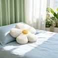 thumbnail image 5 of ShaoXinWan Cute 5 Petal Flower Shaped Plush Throw Pillow, Soft Cloud Fluffy Decorative Floor Cushion, Girly Sofa Seat Pillow for Bedroom, Nursery, Reading Nook Layout, 5 of 6