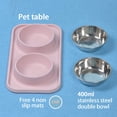 thumbnail image 3 of Pet Bowls,Stainless Steel Dog Bowl, Food Feeder for Dog Puppy Cat Slow Eatting Feeder,With Non-Slip Mat Feeder Bowls for Puppy Small Medium Dogs Cats And Pets ﻿, 3 of 5