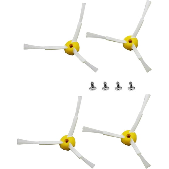 Side Brushes Compatible with iRobot Roomba 600 Series 4 Pack