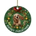 thumbnail image 2 of Navidad divertida decoración Navidad perro patrón colgante árbol de Navidad adornos Wmkox8yii gf6024, 2 of 2