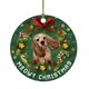 thumbnail image 2 of Navidad divertida decoración Navidad perro patrón colgante árbol de Navidad adornos Wmkox8yii fhajkh5055, 2 of 2