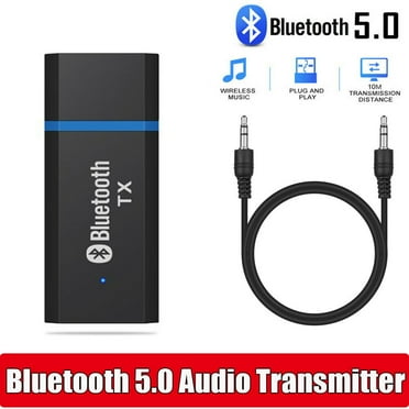 USB Bluetooth 5.0 Transmitter Receiver, 2-in-1 Wireless 3.5mm Audio ...