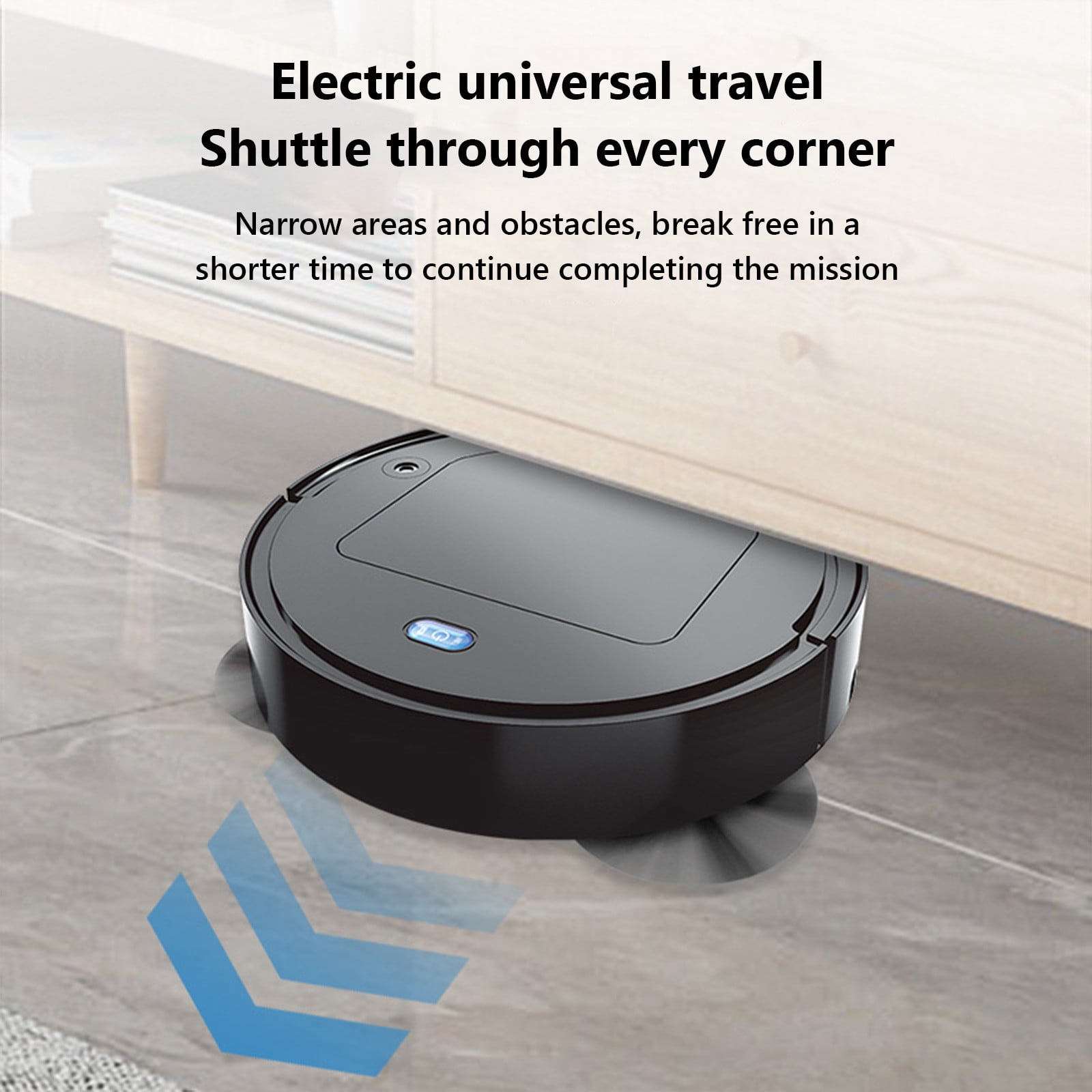 Apmemiss Clearance Robot Vacuum Cleaner, Tangle-Free, Strong Suction, Slim, Low Noise, Automatic Self-Charging, Wi-Fi/App/ Control, Ideal for Pet Hair Hard Floor and Daily Cleaning