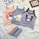 thumbnail image 3 of Pijama Kawaii Sanrio Kuromi de Anime Cinnamoroll con correa de oso de fresa, traje para casa informal a la moda para niños, prendas de vestir exteriores Y2K para niñas, 3 of 4