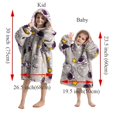 thumbnail image 3 of Sudaderas con capucha de lana de felpa para niños y niñas, suéteres gruesos, manta de TV para niños, Sudadera con capucha suave y cálida de Panda y Koala, Invierno, 3 of 4