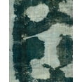 thumbnail image 1 of Ahgly Company Indoor Rectangle Abstract Dark Sea Green Abstract Area Rugs, 3' x 5', 1 of 6