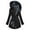 Black, variant on Azrian Women's Plus Size Winter Warm Puffer Coat Outwear,FALL And Winter Clothing,Solid Color Hooded Plush Cotton