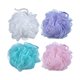thumbnail image 1 of wonima11 60g/pcs Multi-Color Mesh Bath Sponge Shower Pouf Loofahs Shower Puff Pack of 4 (White,Pink,Purple and Blue), 1 of 1