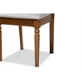 thumbnail image 7 of Baxton Studio Renaud Modern and Contemporary Grey Fabric Upholstered and Walnut Brown Finished Wood 7-Piece Dining Set, 7 of 7