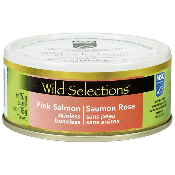 Saumon rose sans peau sans arêtes de Wild Selections 150 g
