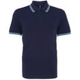 thumbnail image 1 of Asquith & Fox Mens Classic Fit Tipped Polo Shirt, 1 of 2