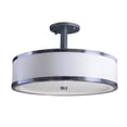 thumbnail image 1 of Efficient Lighting EL-860S-318 Interior Ceiling Mount Fixture, White Acrylic, 1 of 1