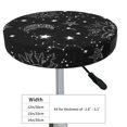 thumbnail image 4 of Disketp Space Galaxy Funda Redonda para Taburete, Funda de Cojín para Silla de Bar Suave y Elástica-14 inch, 4 of 7