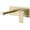 Gold, variant on Bathtub Faucet, Wall Mount Single Handle Tub Filler Roman Tub Faucet, Rough-in Valve Included,Silver