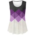 thumbnail image 5 of Womens Tank Tops Plus Size Dot Print V Neck Strappy Baggy Sleeveless Gym Office Casual Summer Tunic Blouse Womens Tops, 5 of 5