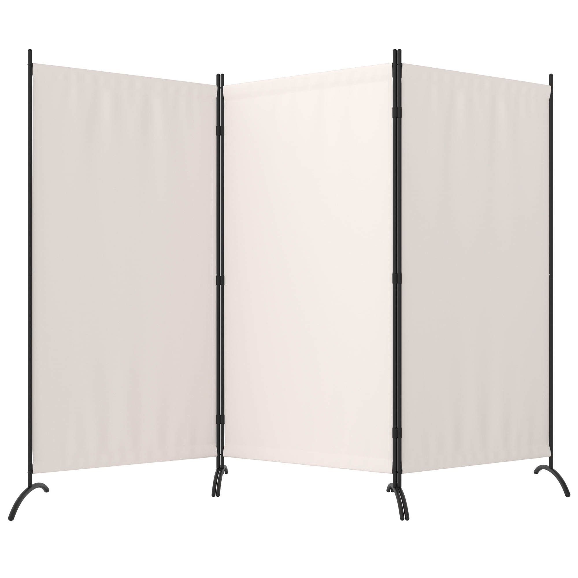 Room Divider 8FT Portable Room Dividers And Folding Privacy Screens, 101'' L Fabric Divider For Room Separation, 3 Panel Partition Room Dividers Freestanding Wall Divider Screen