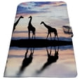 thumbnail image 2 of PKQWTM African Safari Animal Tree of Life Elephant Giraffe Sunset Lake Book Cover Book Protector Book Sleeve Book Pouch Book Bag 6x9 inch, 2 of 4