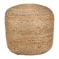 thumbnail image 4 of Lillian Ottoman Black Ottoman, Modern Style, Braided jute leg, Jute, Indoor Living, 4 of 9