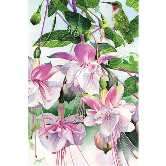 Premier Illuminated Garden Flag - Window on the World