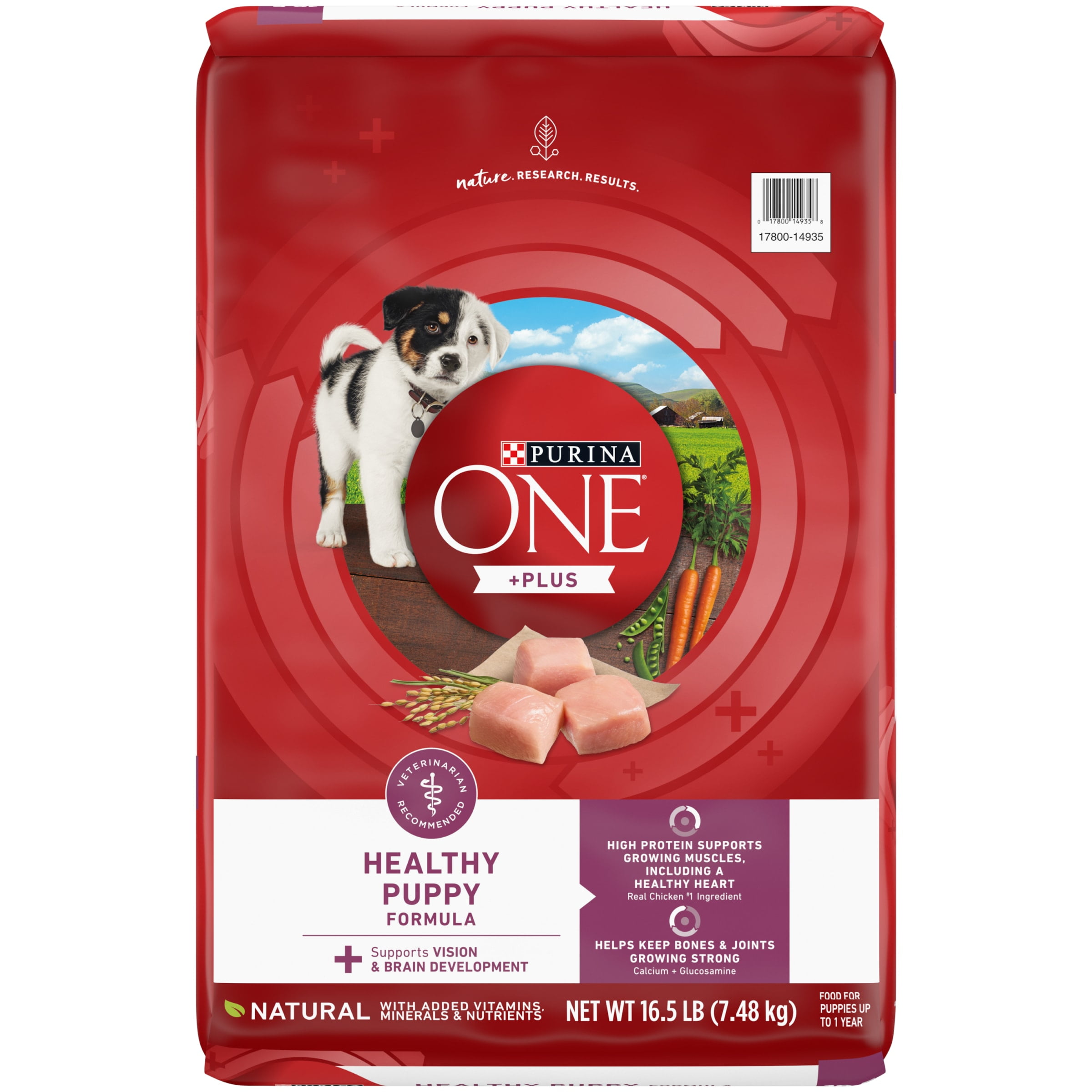 Purina ONE Natural, High Protein Dry Puppy Food, Plus Healthy Puppy